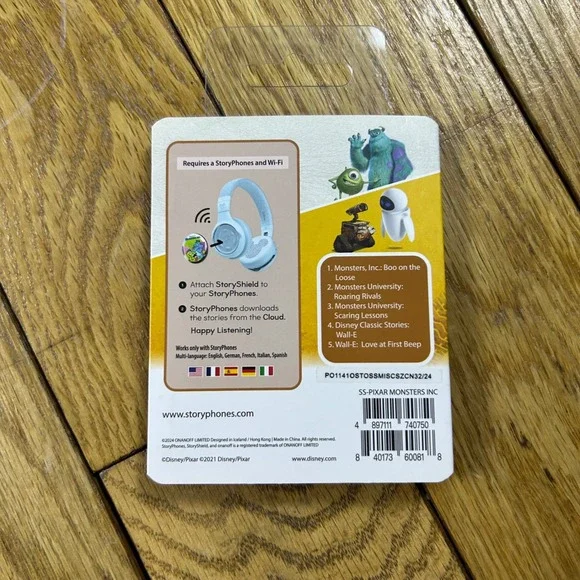 StoryShield 3 Pixar Monsters Stories 2 Pixar StoryPhones Kids Audio Player‎ - Picture 2 of 2